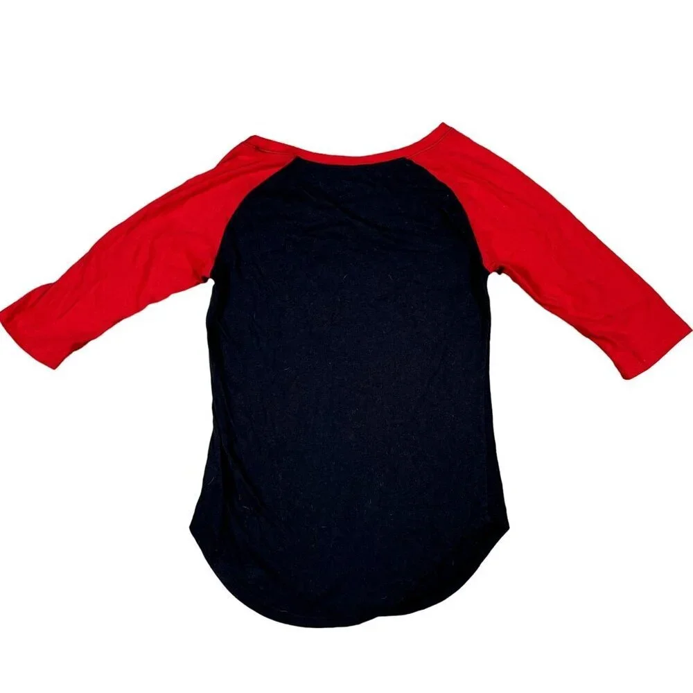 National Lampoons Christmas‎ Vacation Womens Raglan Pajama Top Size Large